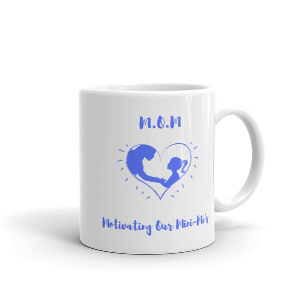 Motivating Our Mini Me's Blue Coffee Mug